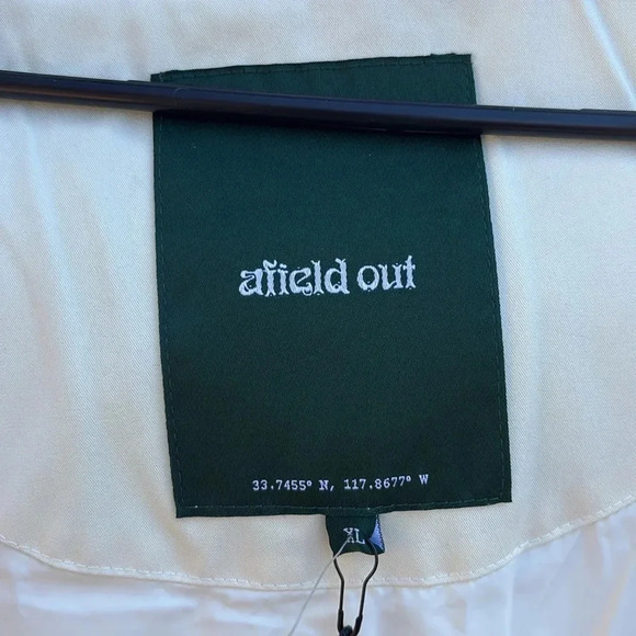 Afield Out Ridge Puffer Jacket in Bone NWT Men XL Insulated Warm Winter Nylon - Picture 4 of 15